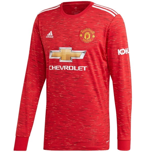 Tailandia Camiseta Manchester United Primera equipo ML 2020-21 Rojo